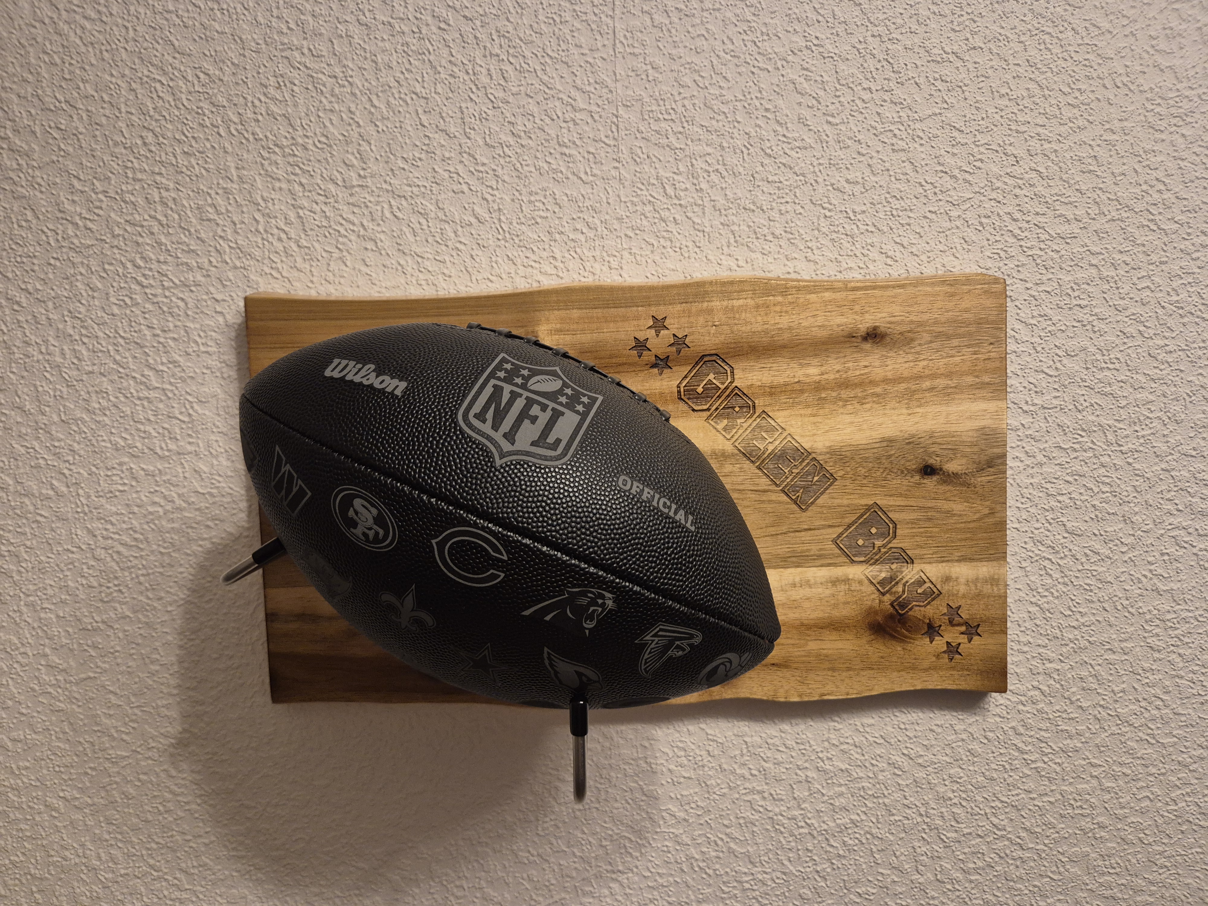Bild für Präsentationsset für Football, Edelstahl, inkl. offiziellem NFL-Full-Size-Football